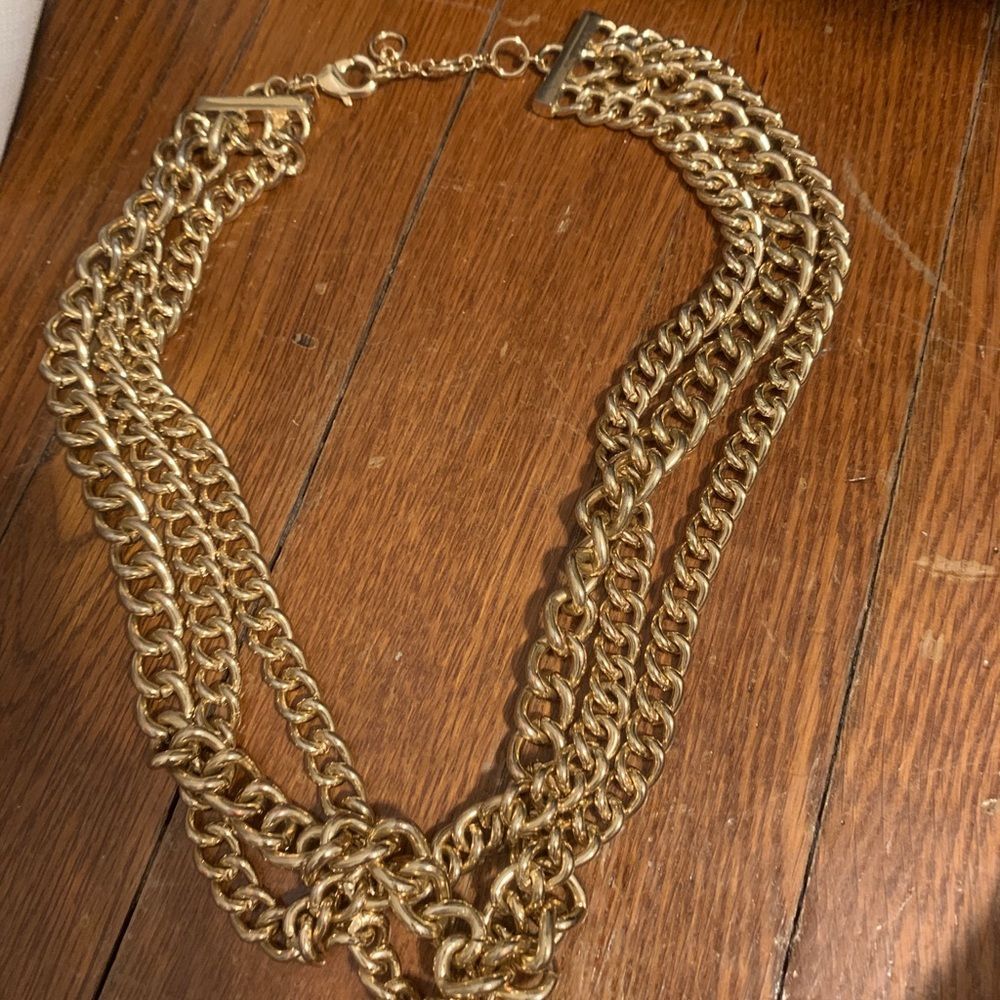 Banana Republic Layered Gold Chain Necklace